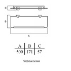 Porta Shampoo Inox Eterna Black Il17495 Italy Line