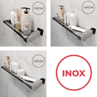 Porta Shampoo Inox Vinci, Aço Inox 304, 30cm, Banheiro
