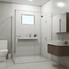 Porta Shampoo Linear 100cm Concreto