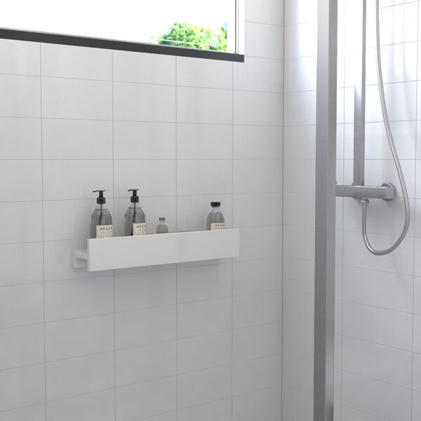 Porta Shampoo Linear 60cm Branco Standard