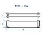 Porta Shampoo Lunna Cromado Fani