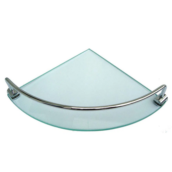 Porta Shampoo P/ Canto Vidro Incolor Banheiro Hidrolar