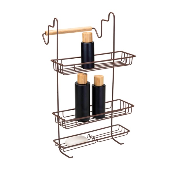 Porta Shampoo para Box em Aço Terra Brasil Arthi