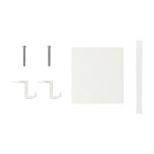 Porta Shampoo Plástico 10,6x25,6x10,6cm Easy Branco Sensea