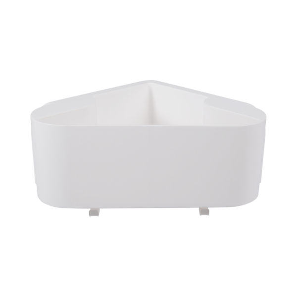 Porta Shampoo Plástico 11,2x25,3x18,3cm Easy Branco Sensea