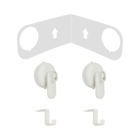 Porta Shampoo Plástico 11,2x25,3x18,3cm Easy Branco Sensea