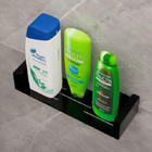 Porta Shampoo Prateleira Banheiro Parede Metal Preto