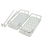 Porta Shampoo Prateleira Parede Duplo Banheiro Chuveiro Alumi