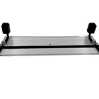 Porta Shampoo Preto Com 31 Cm De Alumínio E Acrílico Fumê Lin