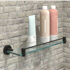 Porta Shampoo Proteção Athenas Inox e Metal Preto Fosco Grego