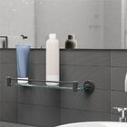 Porta Shampoo Proteção Athenas Inox e Metal Preto Fosco Grego