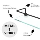 Porta Shampoo Proteção Orion Acessório Multiuso Preto Acetina