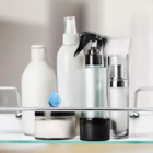 Porta Shampoo Reto 30cm Suporte Banheiro Prateleira Vidro 6mm