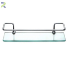 Porta Shampoo Reto Alumínio Prateleira Para Banheiro Com Base