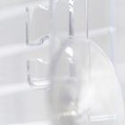 Porta Shampoo Reto Duplo 10,50x22x31cm Transparente