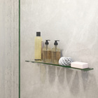 Porta Shampoo Reto Simples 50x10cm Incolor Sensea