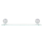 Porta Shampoo Reto Simples 9,40x50x13cm Transparente