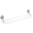 Porta Shampoo Reto Simples 9x44,50x10cm Cristal