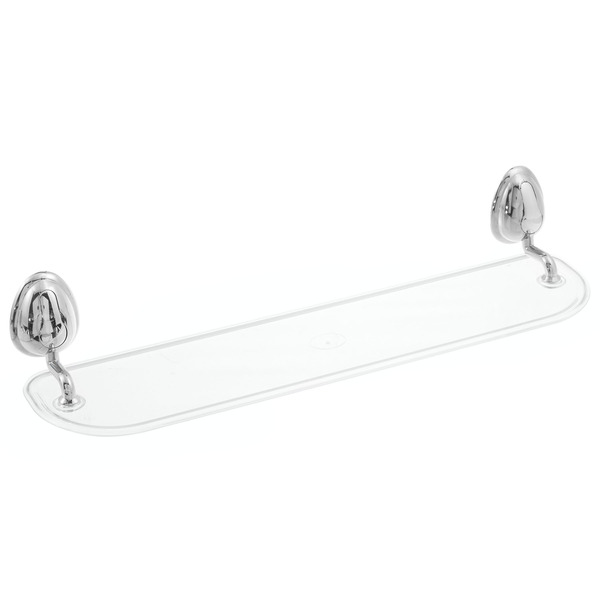 Porta Shampoo Reto Simples 9x44,50x10cm Cristal