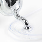 Porta Shampoo Reto Simples 9x44,50x10cm Cristal