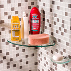 Porta Shampoo Reto Simples 3,50x28x25,30cm Transparente