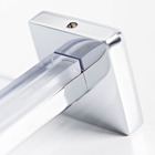 Porta Shampoo Reto Simples 4,40x35,50x10,50cm Prata