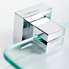 Porta Shampoo Reto Simples 5x50x12,50cm Transparente