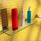 Porta Shampoo Reto Simples 5x50x12,50cm Transparente