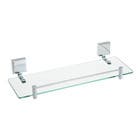 Porta Shampoo Reto Simples 10x40x20cm Prata