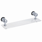 Porta Shampoo Reto Simples 8,50x40x10cm Transparente