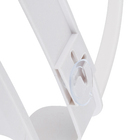 Porta Shampoo Reto Simples Gel-Lock Plástico Branco 64.77x8.89x30.81cm Home Umbra