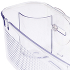 Porta Shampoo Reto Simples Ventosa Plástico Incolor 10x22x10cm  Arthi