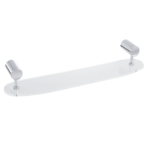 Porta Shampoo Reto Simples 8,44x11,60x51,10cm Prata