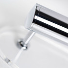 Porta Shampoo Reto Simples 8,44x11,60x51,10cm Prata