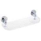 Porta Shampoo Reto Simples 5x33x9cm Transparente