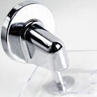 Porta Shampoo Reto Simples 5x33x9cm Transparente