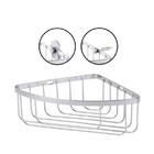 Porta Shampoo Simples Canto Ventosa Metal Essential Sensea