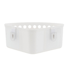 Porta Shampoo Simples de Canto Ventosa Branco Funk Sensea