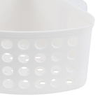 Porta Shampoo Simples de Canto Ventosa Branco Funk Sensea