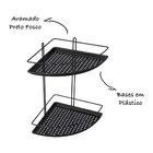 Porta Shampoo Stolf De Canto Duplo