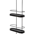 Porta Shampoo Suporte Box 3 Andares Banheiro All Black