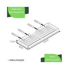 Porta Shampoo Suporte De Parede Banheiro Inox Preto Max