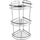 Porta Shampoo Suporte Triplo Cantoneira Inox Para Banheiro