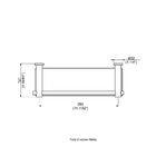 Porta Shampoo Titânio Perflex