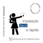 Porta Shampoo Triplo Athenas Inox e Metal Prata Alto Brilho G