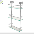 Porta Shampoo Triplo Reto Incolor Prateleira Para Banheiro Pa