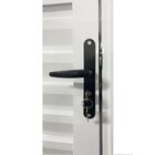 Porta Social Alumínio Branco 2.10 X 0.80 Linha 25 Lado:direita