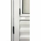 Porta Social Alumínio Branco 2.10 X 0.80 Linha 25 Lado:direita