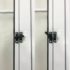 Porta Social Alumínio Branco 2.10 X 0.80 Linha 25 Lado:esquer