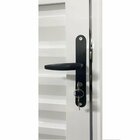 Porta Social Alumínio Branco 2.10 X 0.90 Linha 25 Lado:esquer